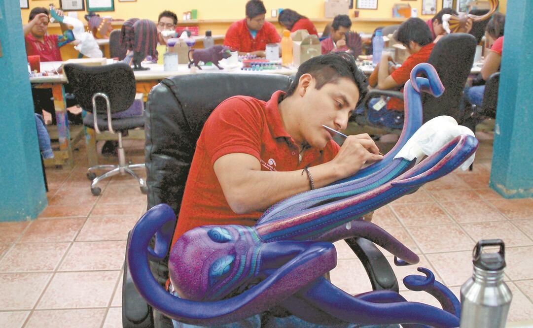 De concretarse la IG, quedaría prohibida la entrada de cualquier otra figura que se ostente como alebrije, tona o nahual, indican autoridades. Fotos: EDWIN HERNÁNDEZ. EL UNIVERSAL