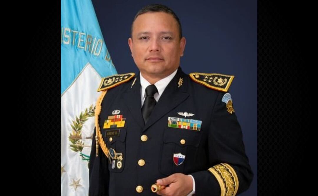 Ministro de la defensa de Guatemala, Henry David Saenz Ramos. Foto: Redes sociales