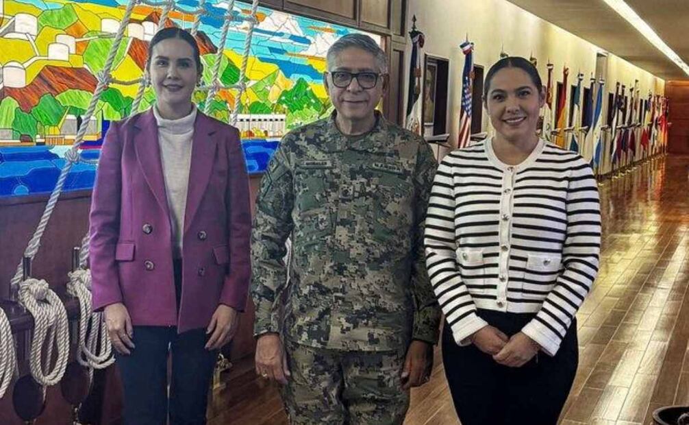 El secretario de Marina, Raymundo Morales Ángeles, se reunió con los gobernadores de Tamaulipas, Colima, Sonora, Guerrero, Puebla y Aguascalientes. Foto: Especial