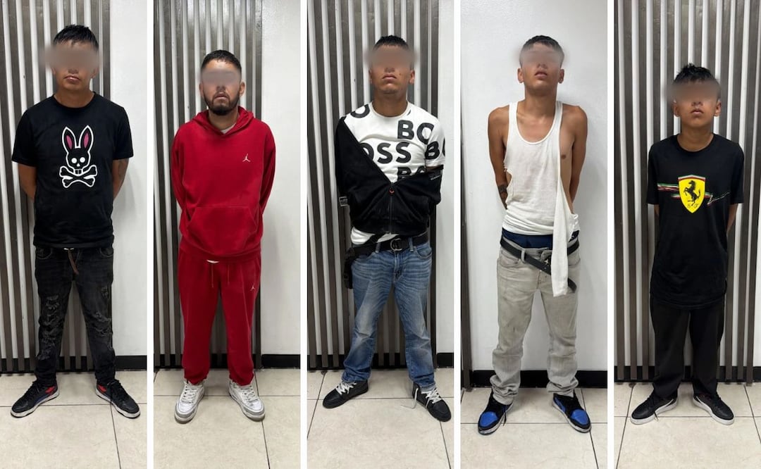 Cinco hombres, entre ellos un menor de edad, fueron detenidos por elementos de la SSC luego de una balacera registrada al interior de un Panteón, en Iztapalapa. | Foto: Especial.