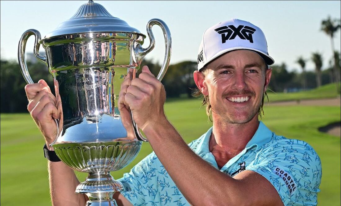 El estadounidense Jake Knapp conquistó el Mexico Open at Vidanta 2024 / FOTO: Cortesía Mexico Open at Vidanta
