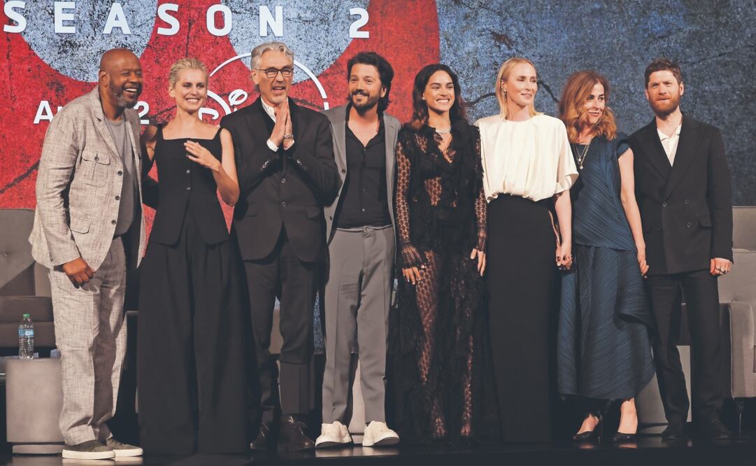 Forest Whitaker, Denise Gough, Tony Gilroy, Diego Luna, Adria Arjona, Genevieve O'Reilly, Sanne Wohlenberg y Kyle Soller. Foto: de Disney