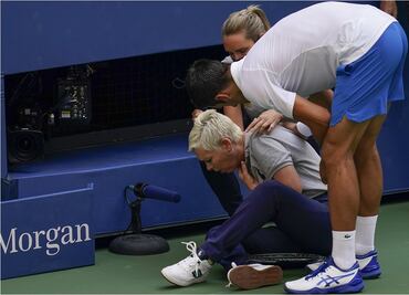 US Open reveló la sanción para Novak Djokovic por golpear a una juez