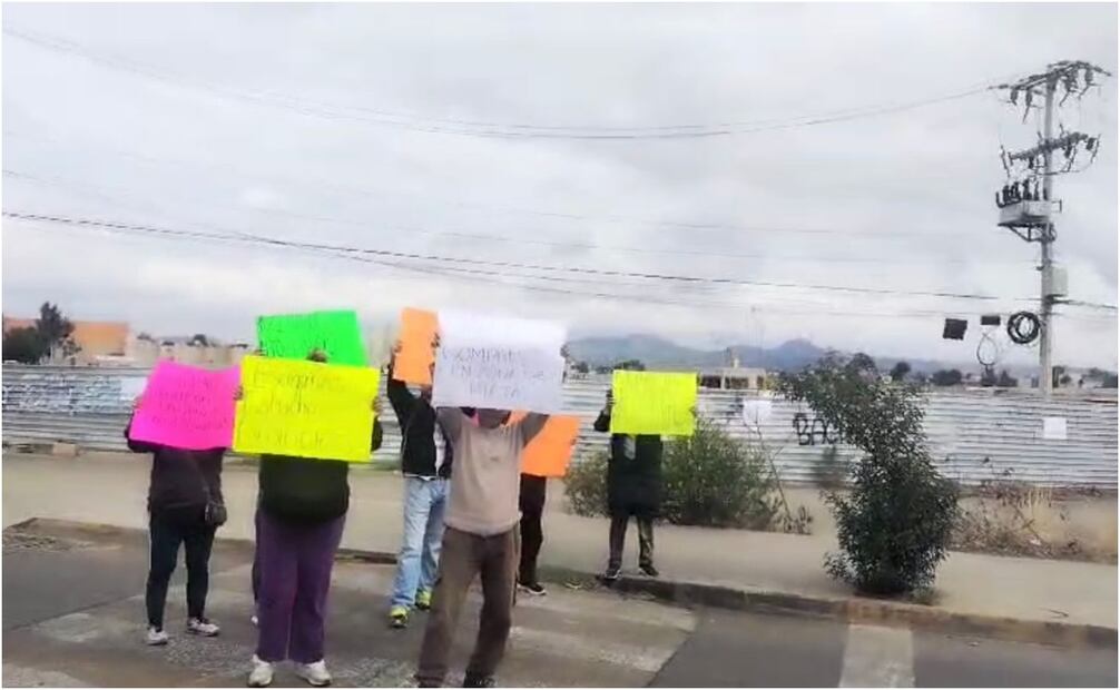 Bloqueo en Chalco. Foto: Especial