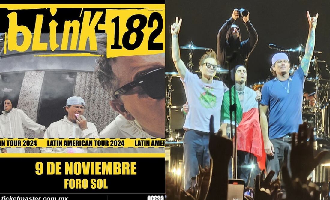 Blink-182 volverá en México en noviembre próximo.
Fotos: X e Instagram