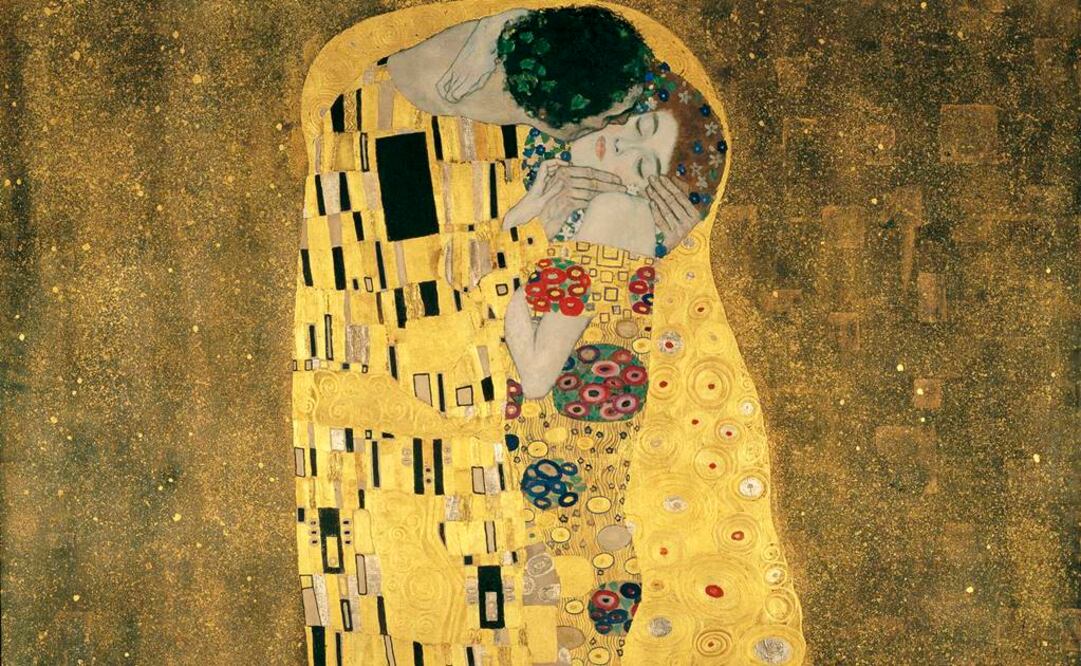 "El beso", Gustav Klimt.