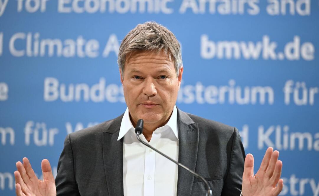 Robert Habeck,  ministro de Economía alemán. Foto: AP