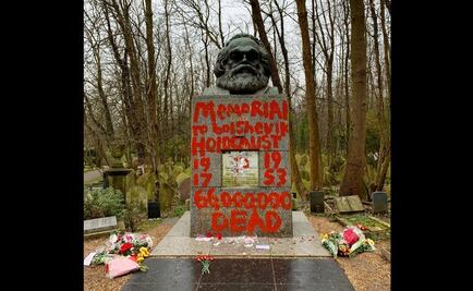 Tumba de Karl Marx en Londres es vandalizada nuevamente