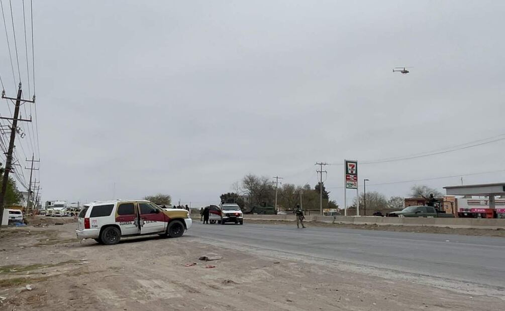Reportan enfrentamiento entre civiles armados y Guardia Estatal en Reynosa, Tamaulipas (20/02/2025). Foto: Especial