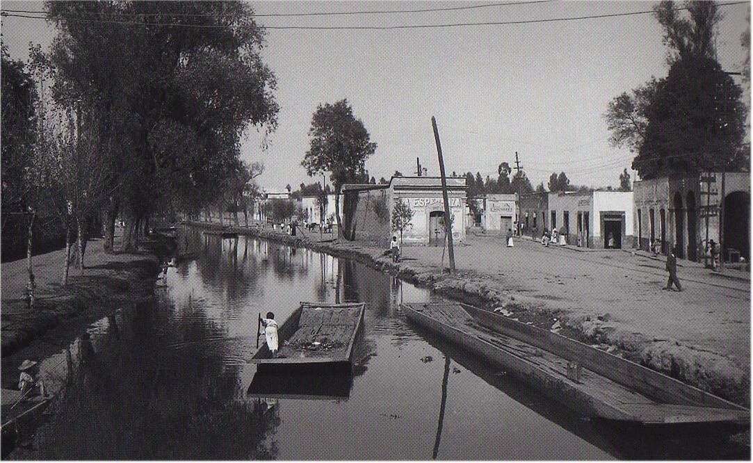 Canal de la Viga, 1920. Foto: C. B. Waite