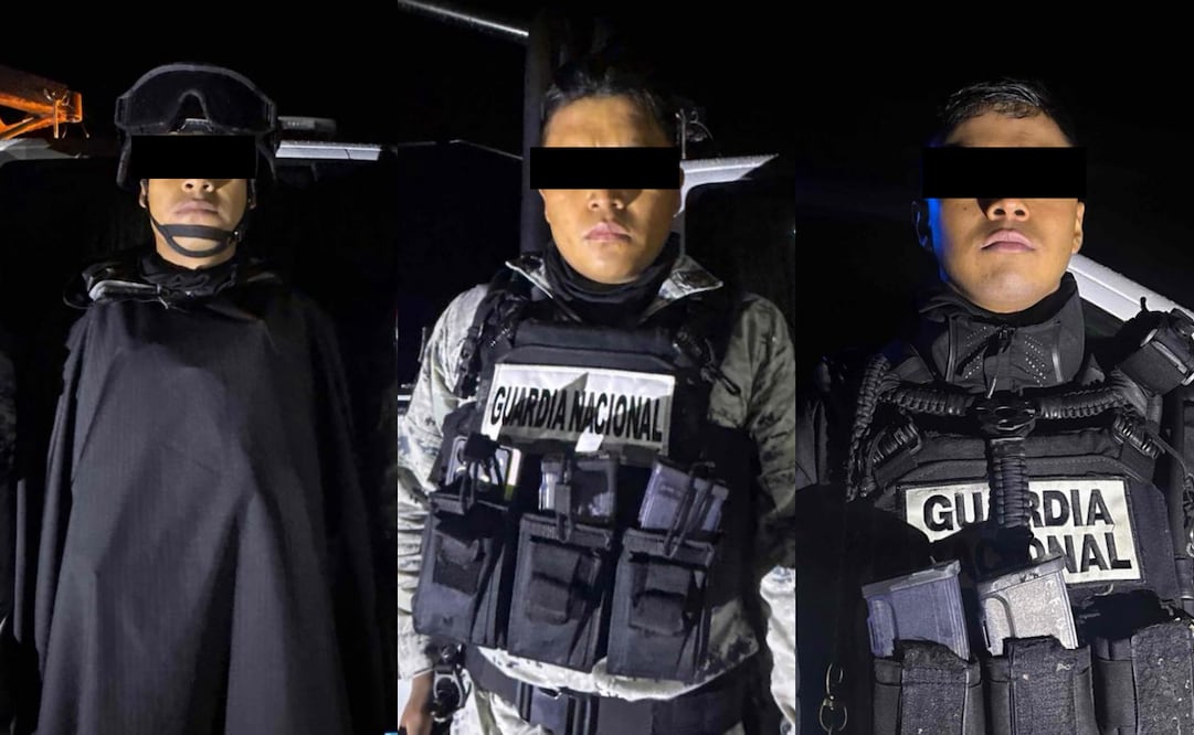 Alcalde de Celaya afirma que los once GN detenidos eran de otro estado (26/05/2025). Foto: Especia