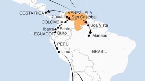 Venezuela: 3 gráficos del éxodo en los últimos años por culpa de la crisis