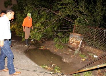 Tromba causa daños en zona carbonífera de Coahuila