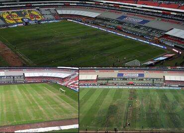 El fracaso del pasto del Estadio Azteca