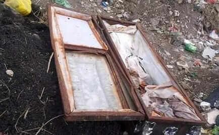Vecinos denuncian ataúdes abandonados en terreno baldío de Yucatán