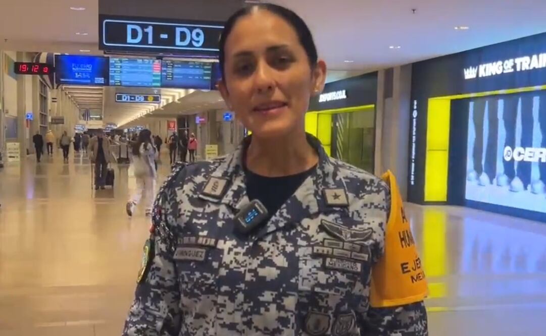 Ana Berenice Domínguez Enciso, especialista en medicina aeroespacial del Ejército, asiste a mexicanos en Israel. Foto: Captura