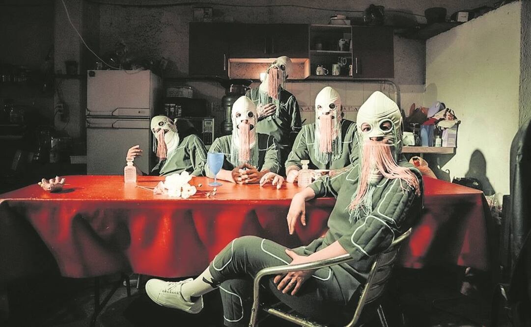 El quinteto es reconocido por utilizar máscaras para mantener oculta su identidad. Foto: Alejandro López Romero 