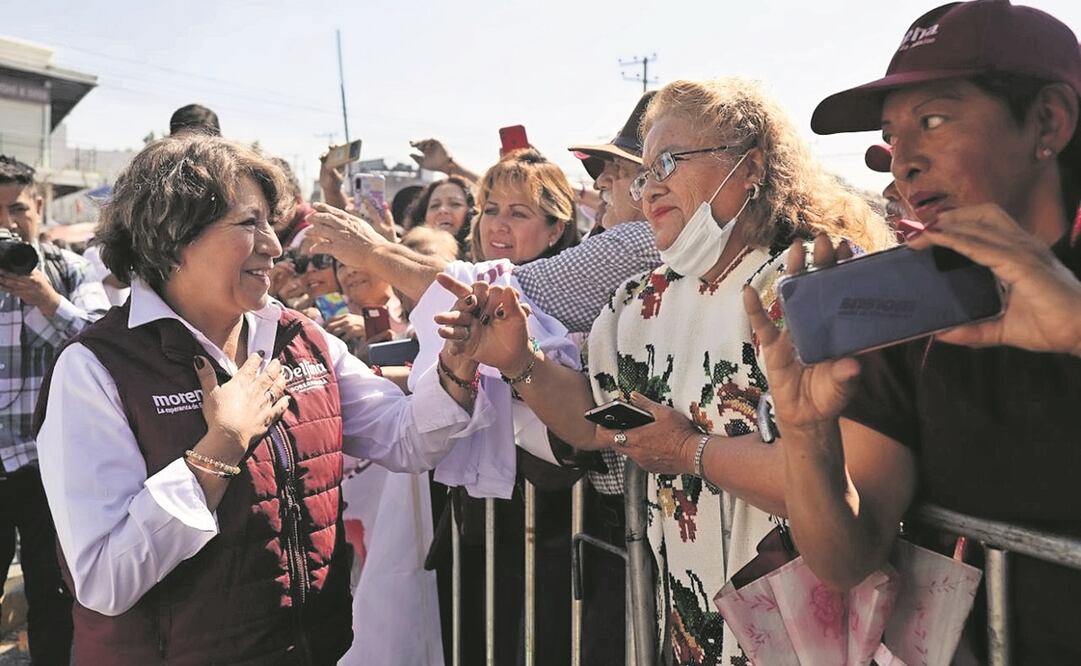 Delfina Gómez aclaró que no existe sanción en su contra ni acusación que la considere culpable. Foto: ESPECIAL