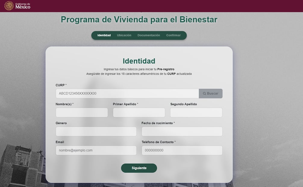 Así puedes realizar el pre-registro en la plataforma de Conavi. Foto: Captura de pantalla