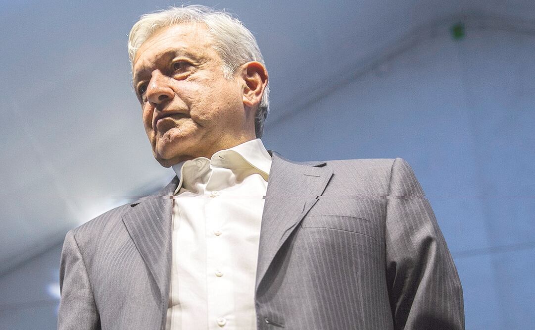 Mensaje. Desde la sierra queretana, Andrés Manuel López Obrador le dice a Ricardo Monreal que hoy mismo se pueden reunir si lo alcanza en Pinal de Amoles, Querétaro (ARCHIVO EL UNIVERSAL)