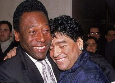 El día que Pelé y Maradona jugaron juntos