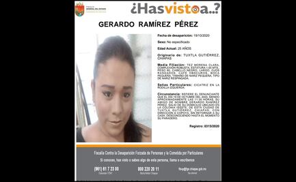 Localizan sin vida a Gerardo, joven transgénero desaparecido en Chiapas