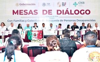 Rosa Icela ofrece disculpas a madres buscadoras; inició investigación sobre recursos para manifestarse en inauguración del Mundial