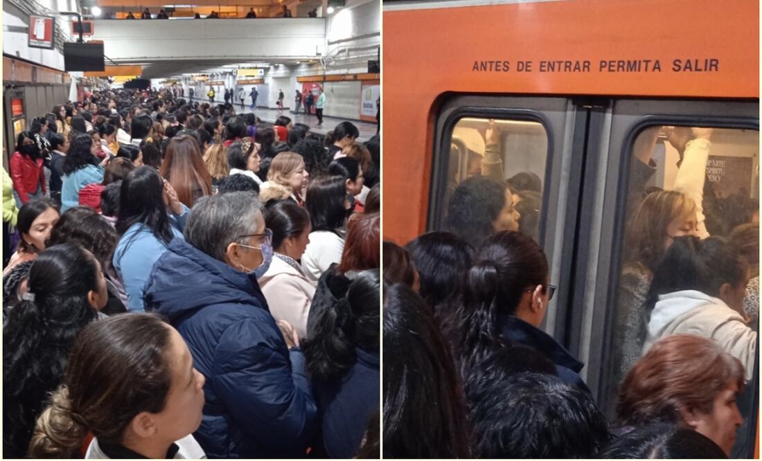 La Línea 7 se encuentra saturada. FOTO: Especial/ EL UNIVERSAL/