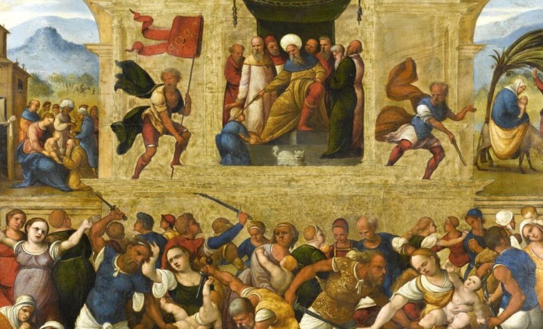 La Masacre de los Inocentes, de Lodovico Mazzolino, 1510-1530.Foto: Getty Image vía BBC