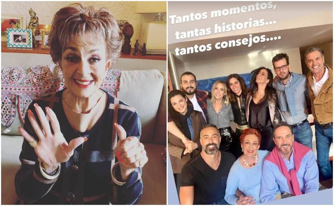Talina Fernández hizo equipo con el elenco de "Sale el Sol", el último proyecto en el que trabajó.