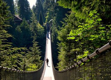 En Vancouver, visita el Capilano y otros puentes colgantes rodeados de bosque