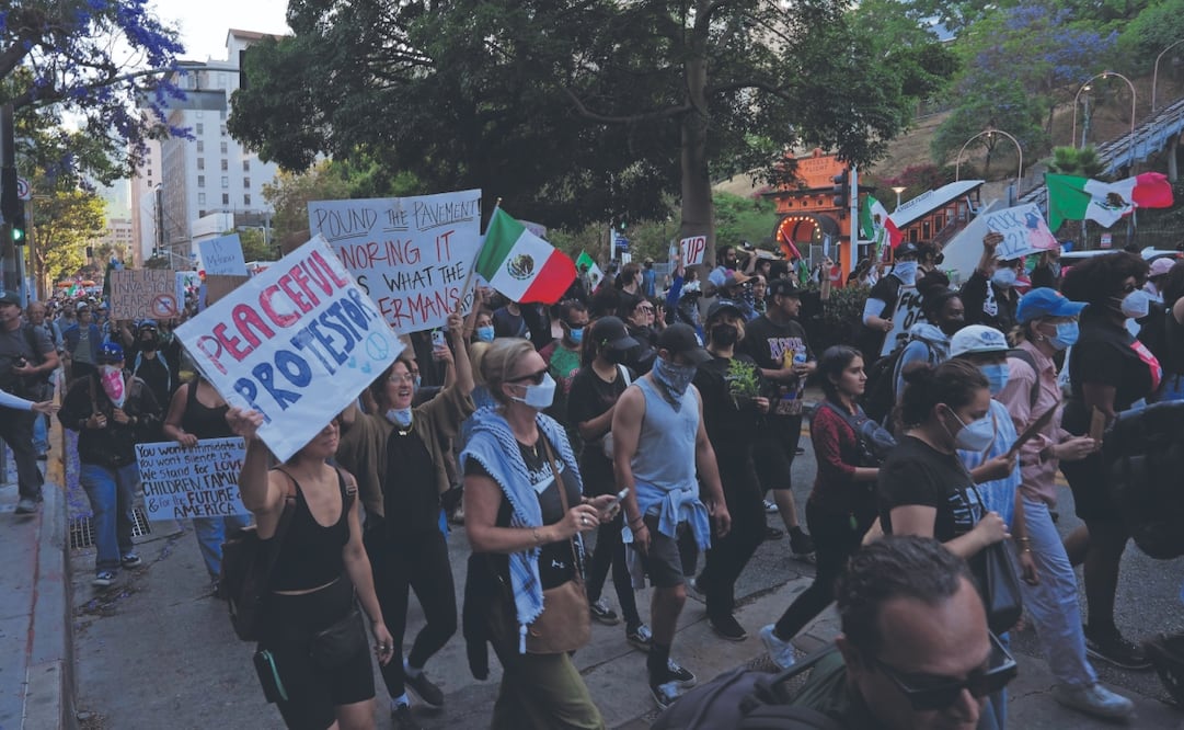 Las manifestaciones en contra de la política migratoria de Donald Trump iniciadas en California se multiplicaron en otras ciudades de Estados Unidos. Foto: Aimee Melo