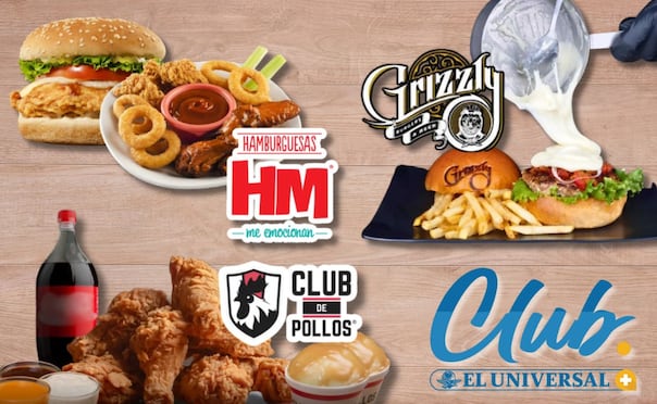 Con Club EL UNIVERSAL obtén descuentos exclusivos en Grizzly Burgers & Beer, Club de Pollos y Hamburguesas HM. | Imagen: espcial.