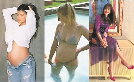 Los embarazos "secretos" de las famosas