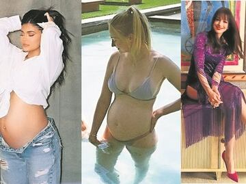 Los embarazos "secretos" de las famosas