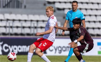 México rescata un punto en su debut en Toulon; igualó ante Dinamarca de forma agónica