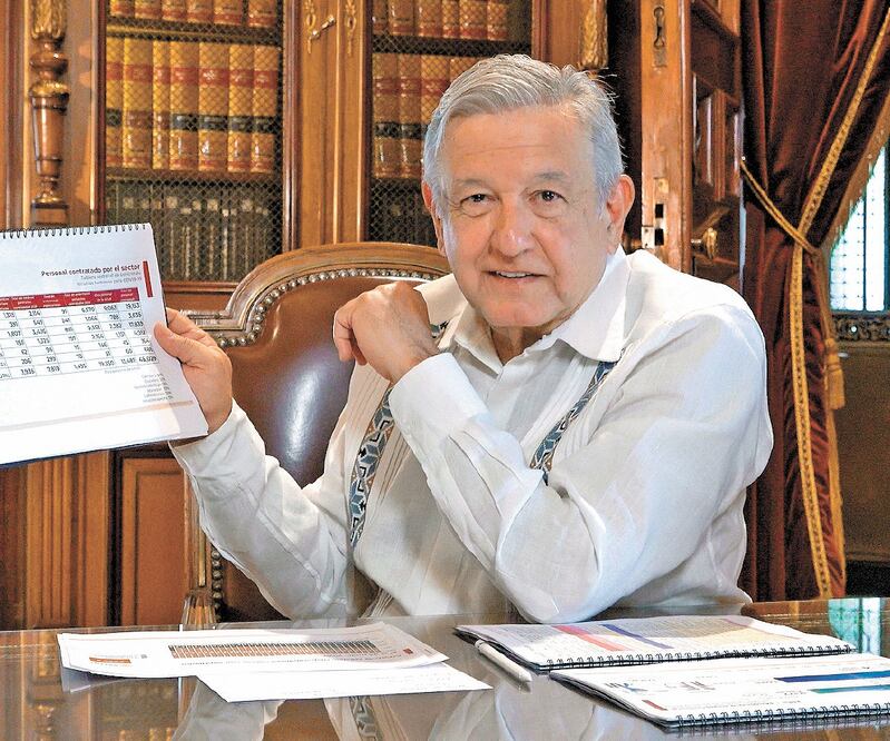 El presidente Andrés Manuel López Obrador aseguró que sin las medidas de mitigación que aplicaron las autoridades, la pandemia del Covid-19 hubiera rebasado la capacidad médica y hospitalaria en el Valle de México. TOMADA DE TWITTER