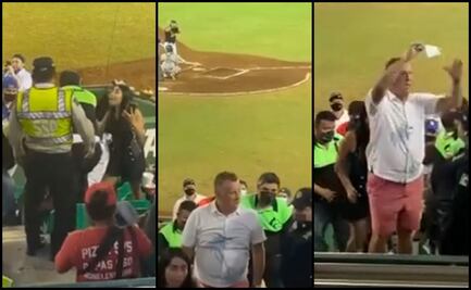 Sacan a pareja de estadio de béisbol por negarse a usar cubrebocas en Yucatán