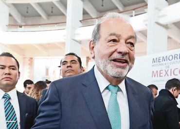 Slim: habrá certidumbre para empresas con AMLO