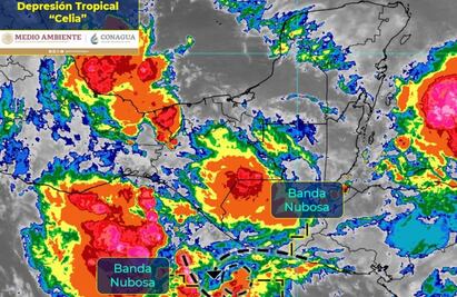Continuará temporal de lluvias en oriente y suroeste de México por efectos de Celia y Blas