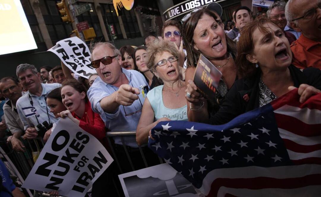 El grupo pide al Congreso que rechace el acuerdo, según el cual Estados Unidos accedería a levantar sanciones económicas contra Irán a cambio de medidas para impedir que el país construya armas nucleares   Foto: EFE