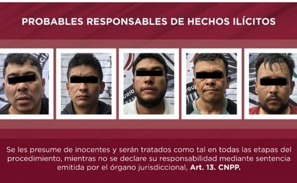 Detienen a 5 hombres y a un menor de edad en Tlalnepantla; balean a policías que realizaban un operativo