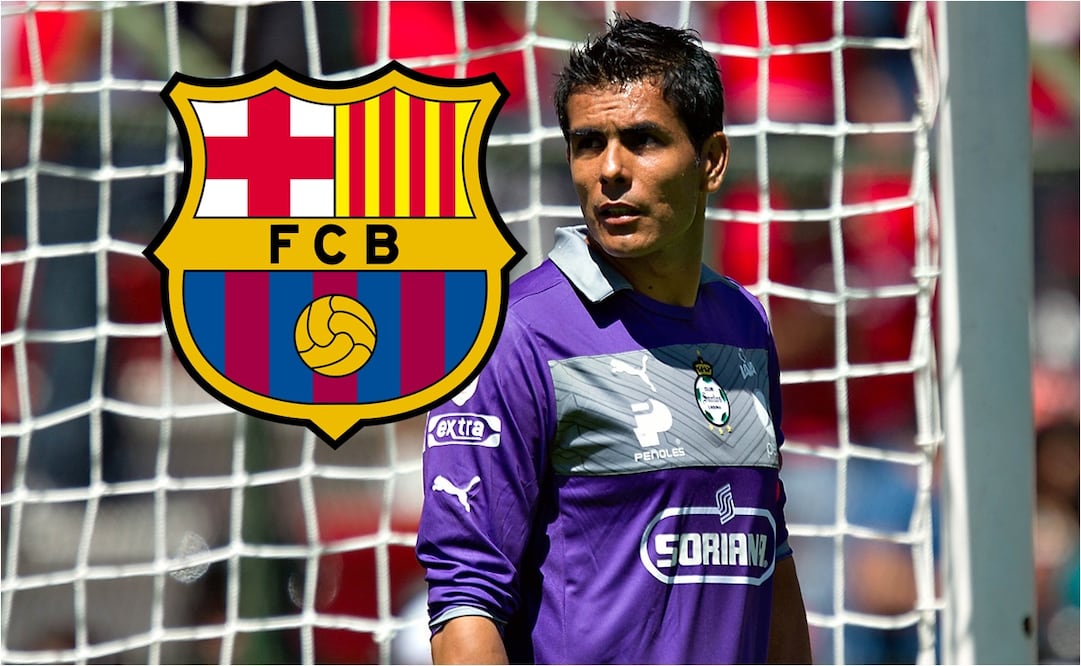 FOTO: Oswaldo Sánchez, histórico portero mexicano presume pieza de colección del FC Barcelona; "No lo vendo" - ESPECIAL