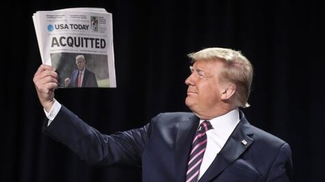 Impeachment a Trump: la semana que cantó victoria desde la Casa Blanca