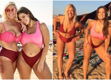 Ashley Graham y su madre muestran sus curvas en bikini