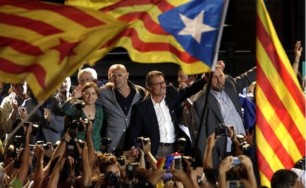Claman victoria para independentistas en Cataluña