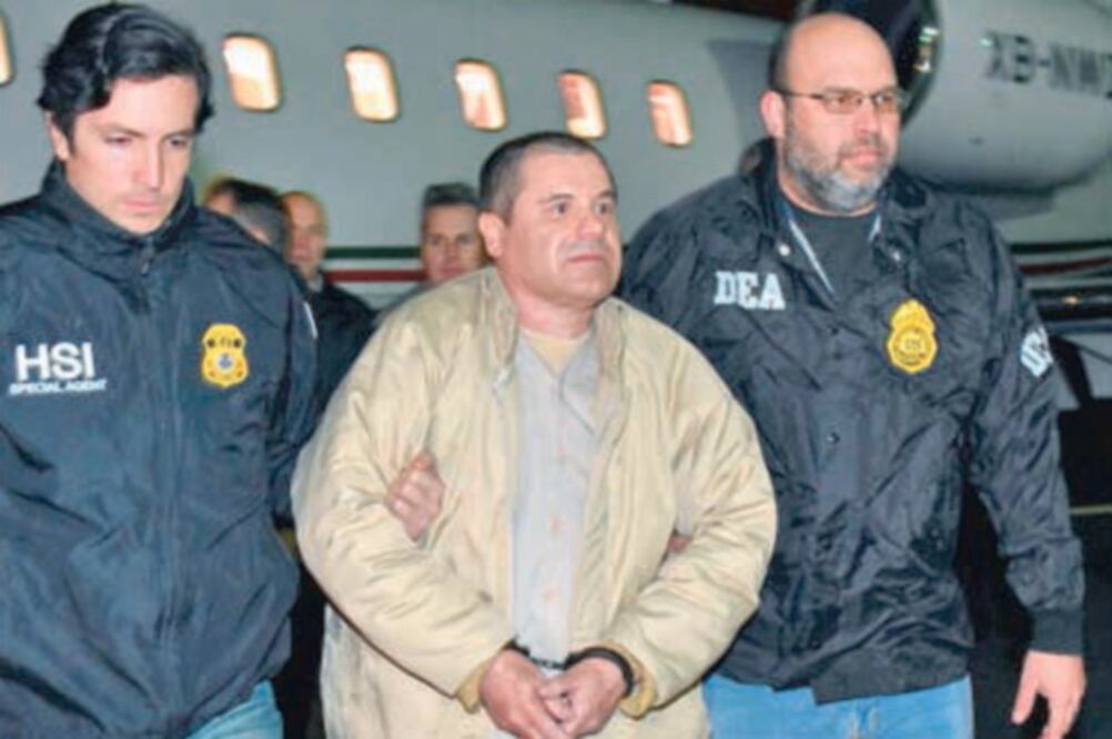 Joaquín El Chapo Guzmán todavía tendrá que enfrentar ocho delitos de fabricación, importación y distribución de cocaína, entre otros. (ARCHIVO EL UNIVERSAL)
