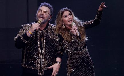 Lucero hace "reproche" a Mijares en pleno concierto: "¿No quedamos que esa canción no?"