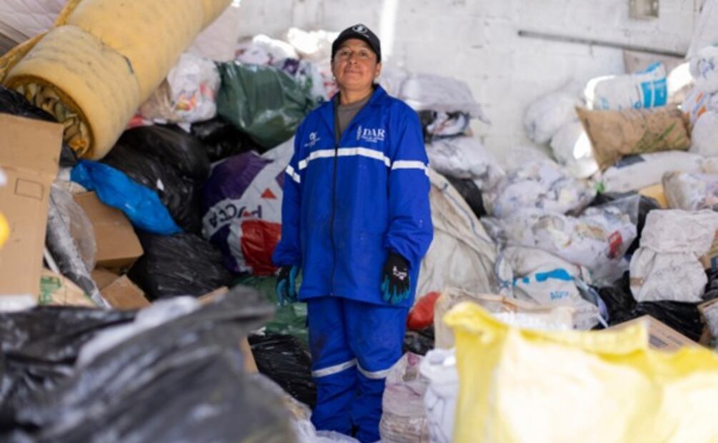 Martha Puente, recicladora de oficio en Renarec. FOTO: Vanessa Terán