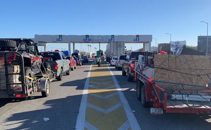 Arribo de cientos de paisanos provoca tráfico en carreteras de Sonora
